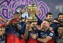 रोयल च्यालेन्जर्स ब्यांग्लोरले लगातार दोस्रोपटक उचाल्यो आईपीएलको उपाधी
